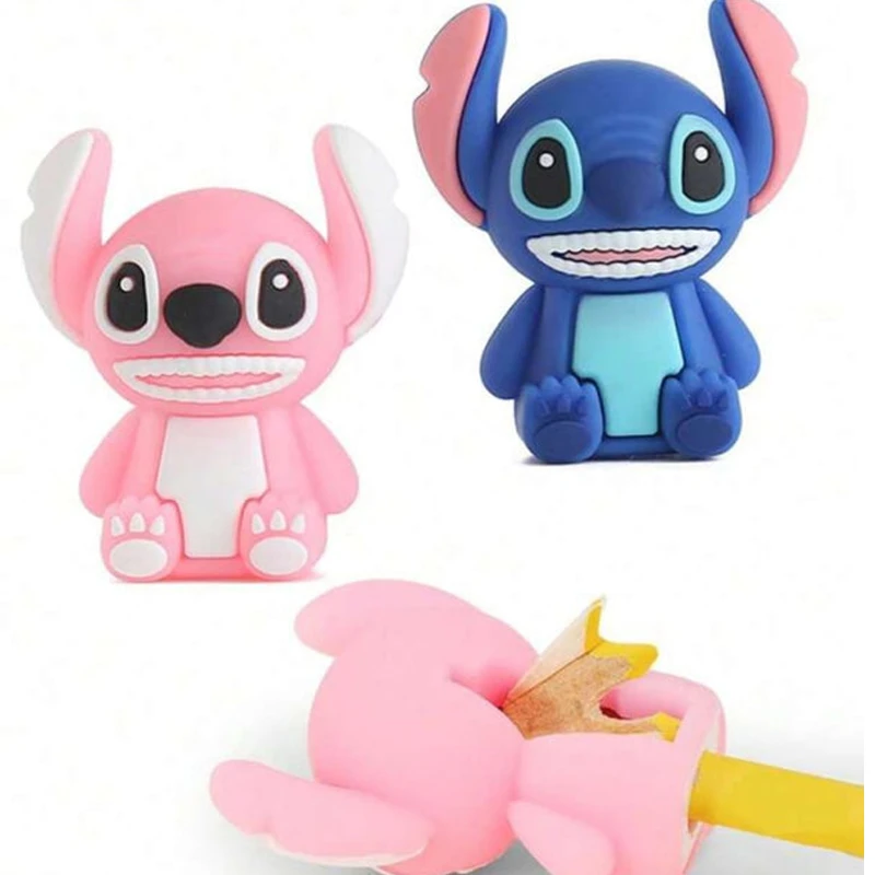 Stitch Rubber 3D Pencil Sharpener Size 5 cm - 2 Colors (DZ-127)